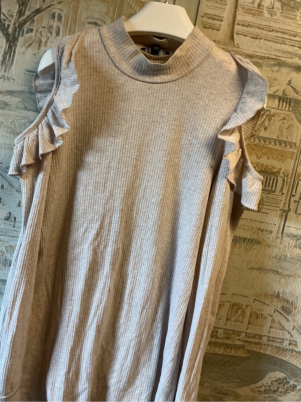 My Michelle Open Shoulder Top - long sleeves